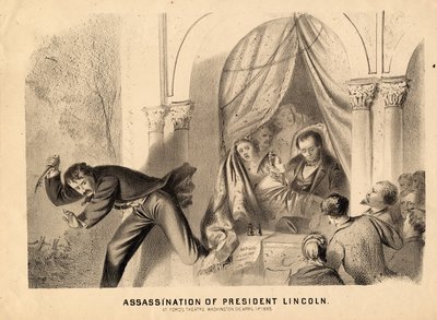 Die Ermordung von Präsident Lincoln, 1865 von Joseph E. Baker