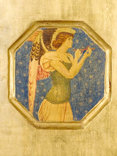 Engel mit einem Kreuz (Detail) von Joseph Edward Southall