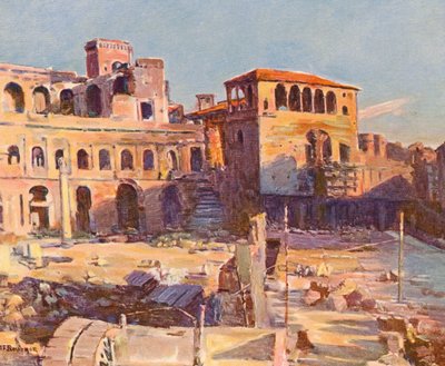 Rom: Der Markt von Trajan von Joseph Felix Bouchor