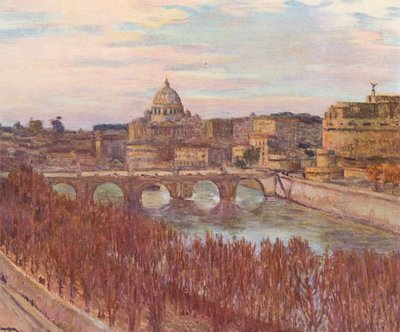 Rom: Blick auf Rom vom Primoli-Palast von Joseph Felix Bouchor