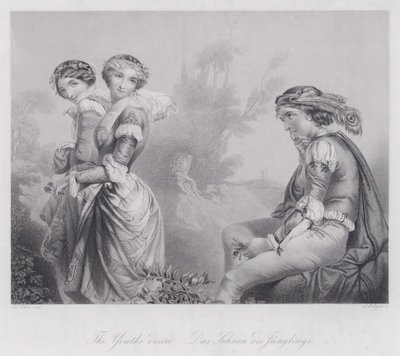 Der Wunsch der Jugend (Stich) von Joseph Felon