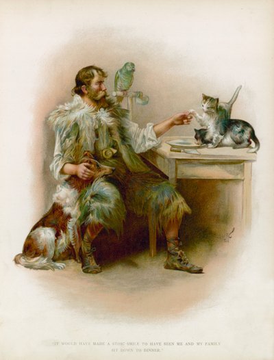 Illustration für Robinson Crusoe von Joseph Finnemore