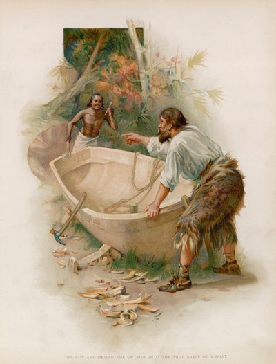 Illustration für Robinson Crusoe von Joseph Finnemore
