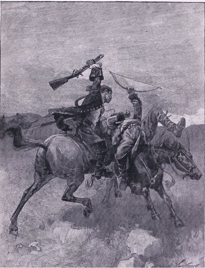 Schlägt einen von ihnen vom Pferd von Joseph Finnemore