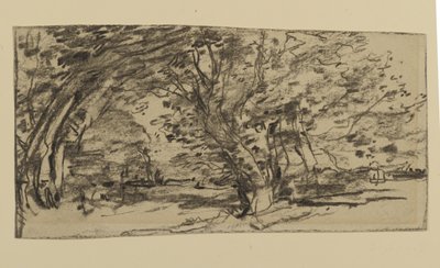 Studie von Bäumen, 1870 von Joseph Frank Currier