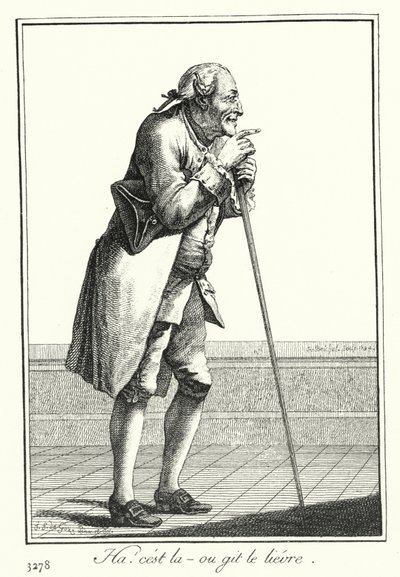 Ha! Da ist es (Stich) von Joseph Franz von (after) Goez