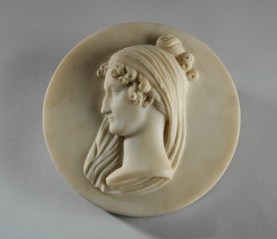 Medaillonporträt von Mrs. Elizabeth Allan von Joseph Gott