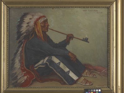 Häuptling Flat Iron, Sioux von Joseph Henry Sharp