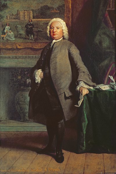 Porträt von Samuel Richardson (1689-1761), 1750 von Joseph Highmore