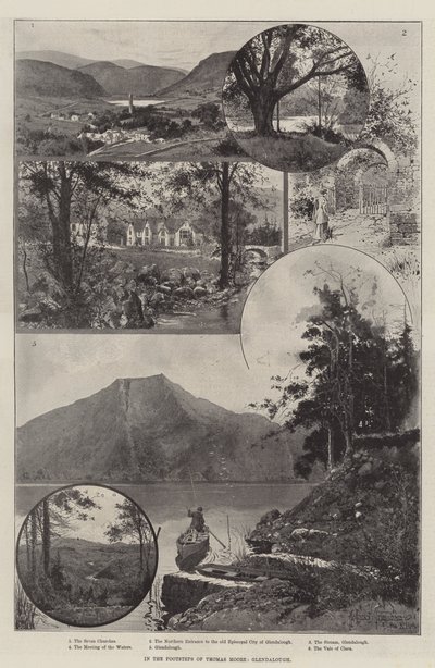 Auf den Spuren von Thomas Moore, Glendalough von Joseph Holland Tringham