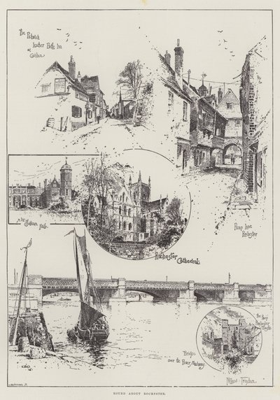 Rund um Rochester von Joseph Holland Tringham