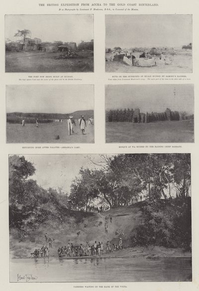 Die britische Expedition von Accra ins Hinterland der Goldküste von Joseph Holland Tringham