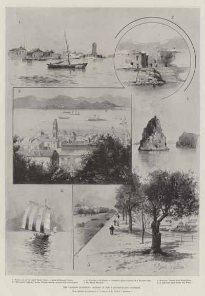 Die chinesische Frage, Szenen im Yangtse-Kiang-Distrikt von Joseph Holland Tringham