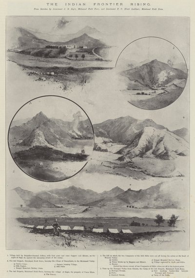 Der indische Grenzaufstand von Joseph Holland Tringham