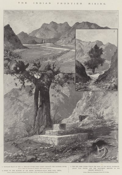 Der indische Grenzaufstand von Joseph Holland Tringham