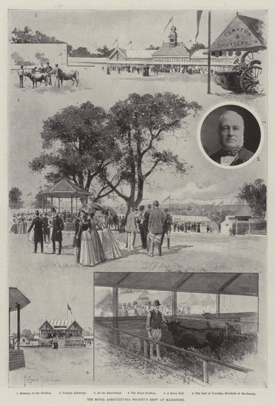 Die Ausstellung der Royal Agricultural Society in Maidstone von Joseph Holland Tringham