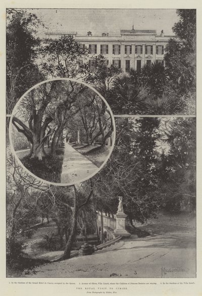 Der königliche Besuch in Cimiez von Joseph Holland Tringham