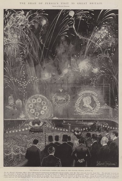 Der Besuch des Schahs von Persien in Großbritannien von Joseph Holland Tringham