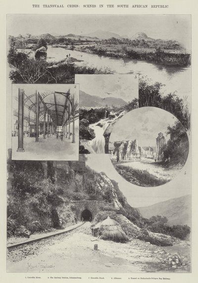 Die Transvaal-Krise, Szenen in der Südafrikanischen Republik von Joseph Holland Tringham