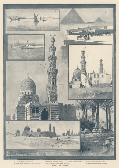 Ansichten in Ägypten von Joseph Holland Tringham
