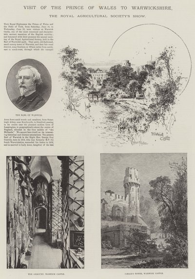 Besuch des Prinzen von Wales in Warwickshire von Joseph Holland Tringham