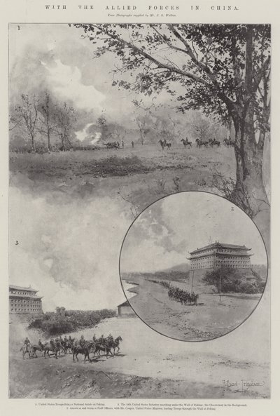 Mit den alliierten Streitkräften in China von Joseph Holland Tringham