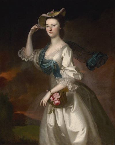 Porträt von Abigail Erving Scott, 1760 von Joseph Jonathan Blackburn