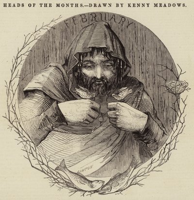 Köpfe der Monate von Joseph Kenny Meadows