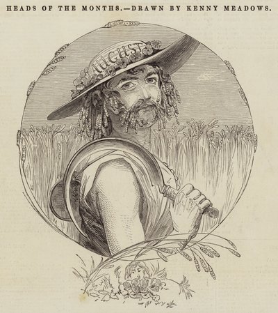 Köpfe der Monate von Joseph Kenny Meadows