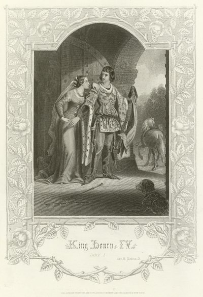 König Heinrich IV., Teil I, Akt II, Szene III von Joseph Kenny Meadows