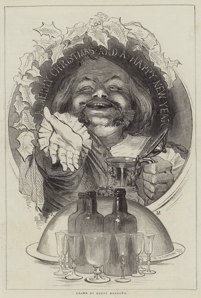 Fröhliche Weihnachten und ein glückliches neues Jahr von Joseph Kenny Meadows