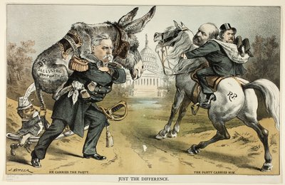 Nur der Unterschied, aus Puck von Joseph Keppler