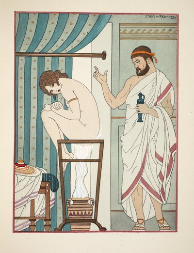 Fumigationstherapie, Illustration aus 