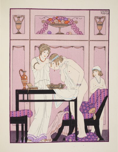 Nasenbluten, Illustration aus 