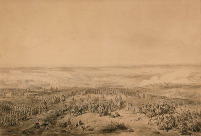 Die Schlacht von Ocana, ca. 1844 von Joseph Louis Hippolyte Bellange