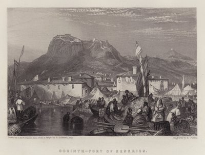 Korinth, Hafen von Kenkries von Joseph Mallord William (after) Turner