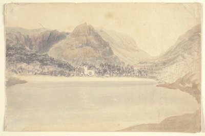 Grassmere See und Kirche von Joseph Mallord William (attr.to) Turner
