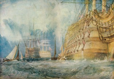 Ein erstklassiges Schiff nimmt Vorräte auf von Joseph Mallord William Turner