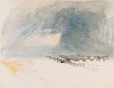 Ein Regenschauer über Wasser, traditionell genannt Vierwaldstättersee von Joseph Mallord William Turner
