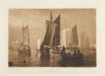 Ruhe, Teil IX, Platte 44 aus "Liber Studiorum" von Joseph Mallord William Turner
