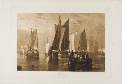 Ruhe, Platte 44 aus Liber Studiorum von Joseph Mallord William Turner