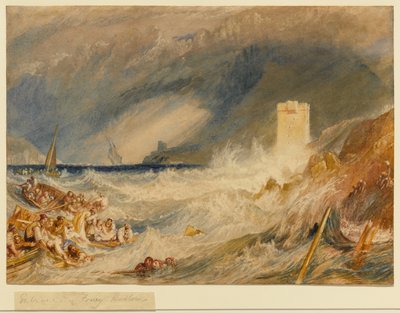 Eingang zum Hafen von Fowey, Cornwall von Joseph Mallord William Turner