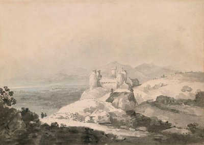 Harlech Castle, Wales, von Süden von Joseph Mallord William Turner