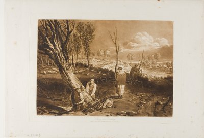 Hecken und Gräben, Platte 47 aus Liber Studiorum von Joseph Mallord William Turner
