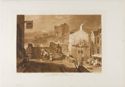 Morpeth, Tafel 21 aus Liber Studiorum von Joseph Mallord William Turner