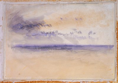 Vor der Küste: Meereslandschaft und Wolken von Joseph Mallord William Turner