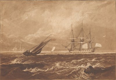 Originalskizze eines Bildes für W. Leader, Esq. von Joseph Mallord William Turner