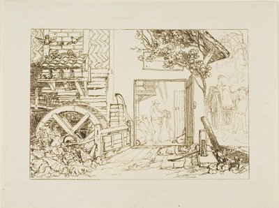 Pembury Mill, Kent, Platte 12 aus Liber Studiorum von Joseph Mallord William Turner