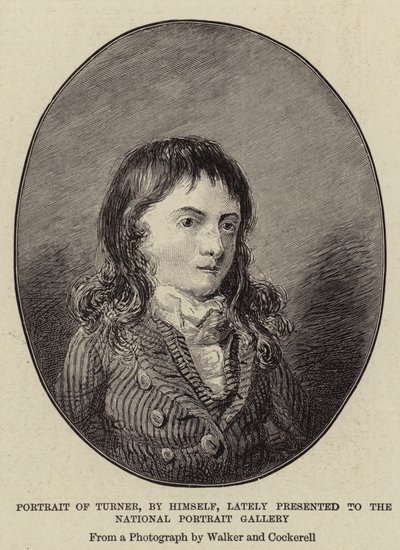Porträt von Turner, von ihm selbst, kürzlich der National Portrait Gallery geschenkt von Joseph Mallord William Turner