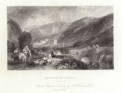 Rievaulx Abbey in Yorkshire von Joseph Mallord William Turner